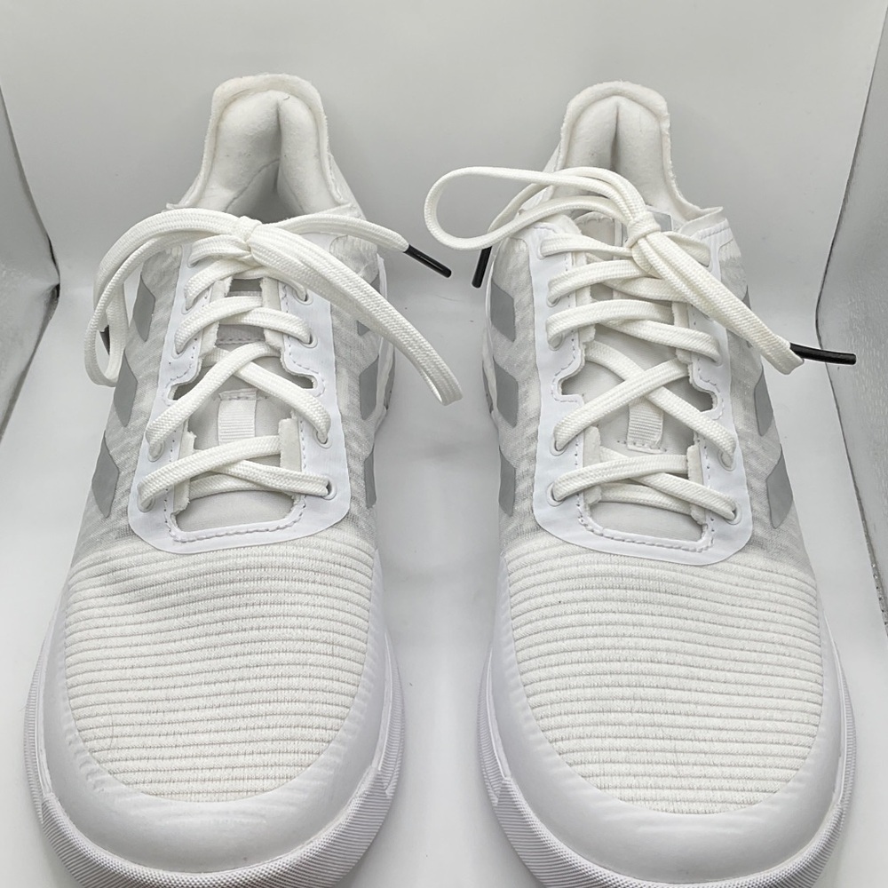 Adidas Like New, No Box White and Gray Athletic Shoes, Size 8 - Picture 2 of 7